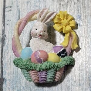 Easter Bunny Basket Pin.